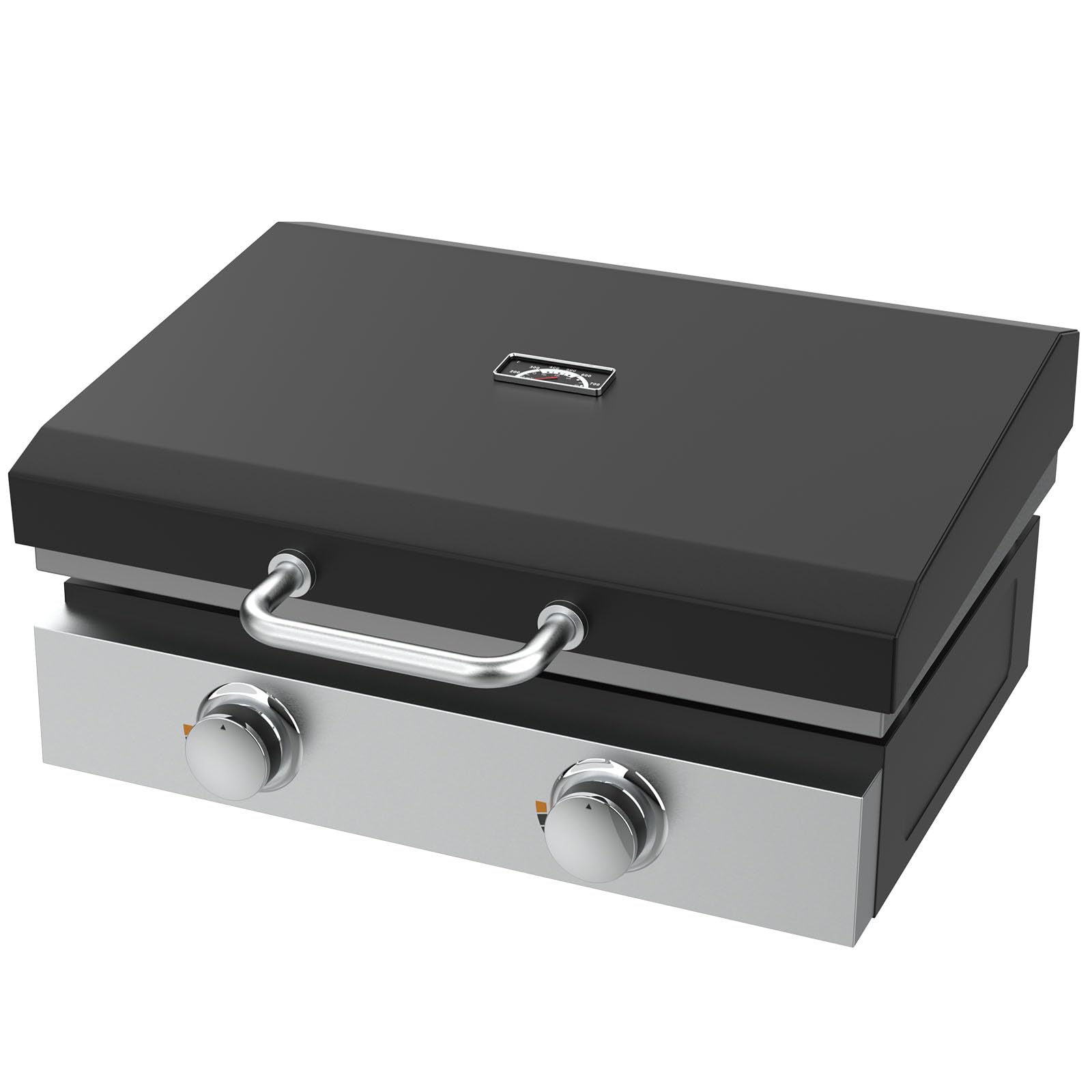 Photo 1 of Upgraded Hinged Lid for Blackstone 22 Inch Griddle Grill, Powder Coated Steel Hard Cover Hood with Thermometer Accessories for 22" Blackstone Models 1666 1813 1833 1842 2144 1891 2203 2304 2271 1935
