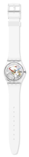 Swatch Gent BIOSOURCED Clearly Quartz Watch, Transparent