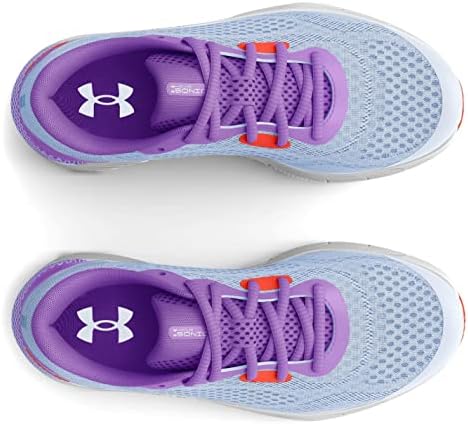 Under Armour Girls HOVR Sonic 5 Running Shoe, Oxford Blue (400)/Electric Tangerine, 3.5 Big Kid | Image 3