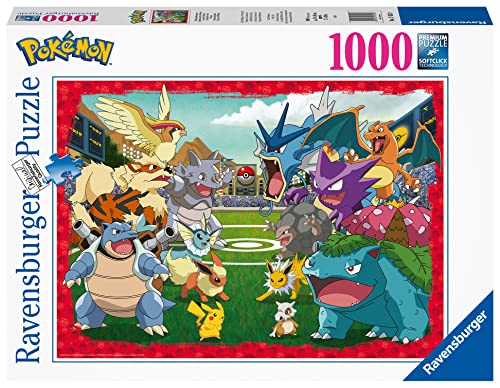 Ravensburger 1000 Piece Pokemon Jigsaw Puzzles for Adults and Kids Age 12 Years Up - Showdown, Black, 70.00 cm x 50.00 cm