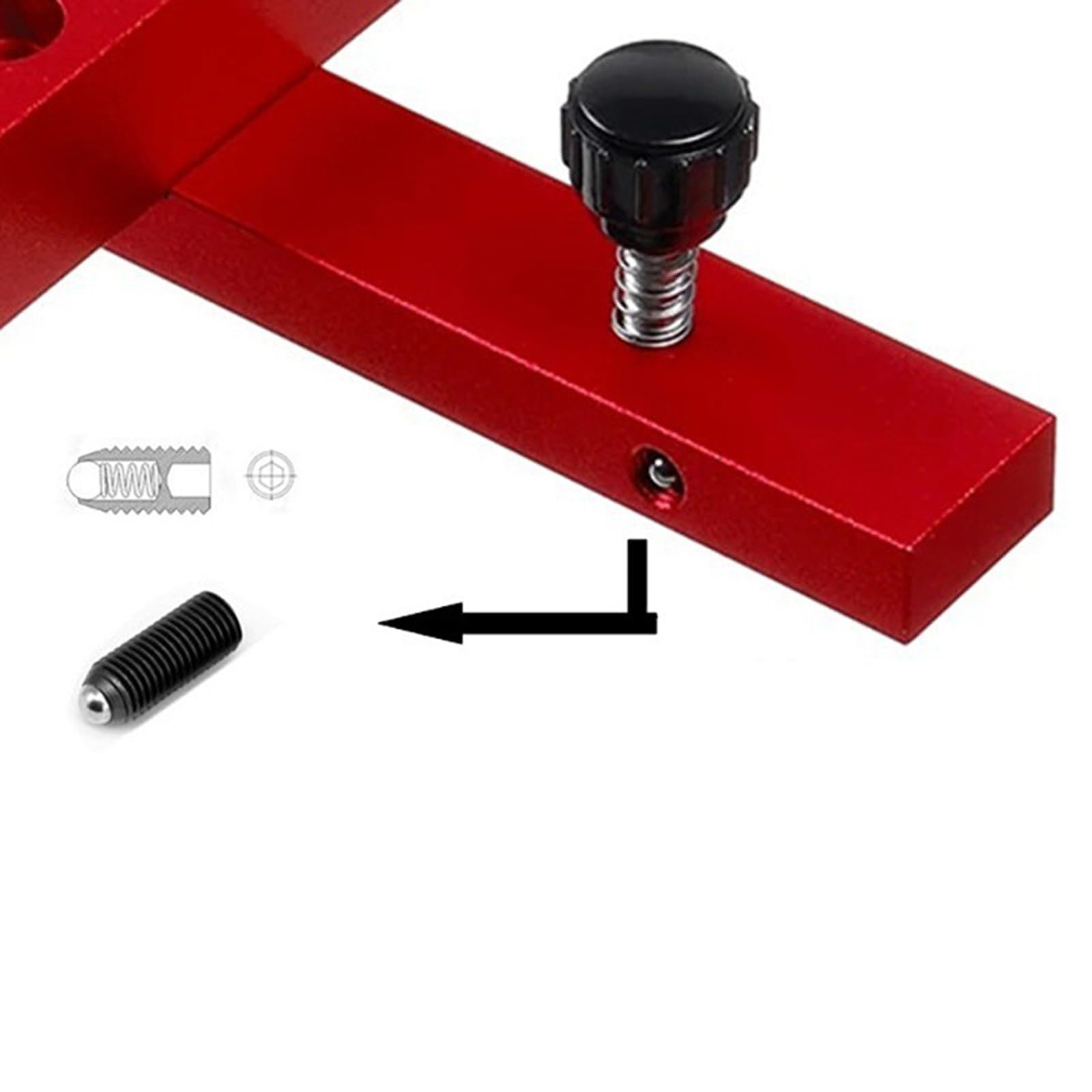 Gehrungslehre zum Ausrichten und Kalibrieren von Werkstattmaschinen, Tischanzeigen, Messgerät, Aluminium, Ausrichtung von Holzbearbeitungswerkzeugen