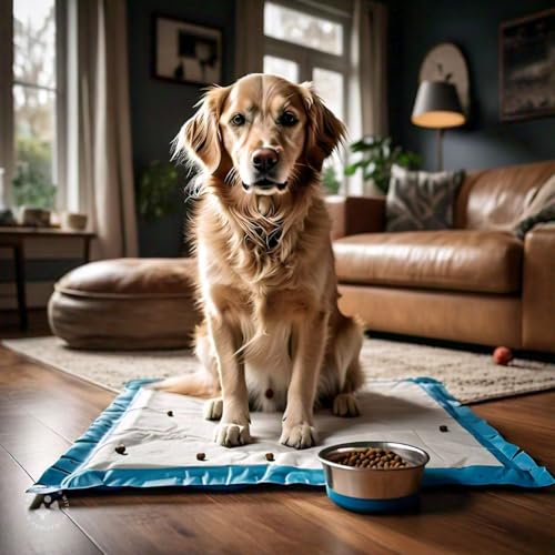 Image of Potty Training Pads for Dogs - Quick Absorb, 22 inch x 22 inch Pee Pads, 100 Count, Leak Proof