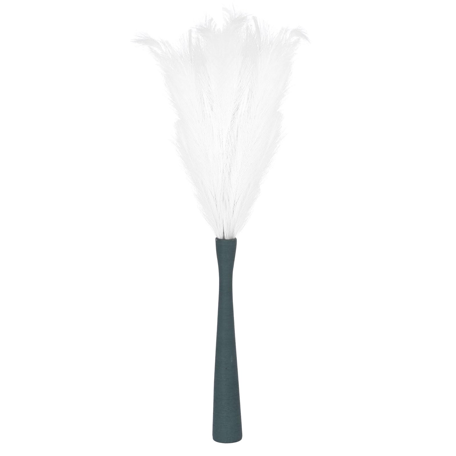 QUARKZMAN 6PCS Erba Pampas Finta Decorativa Alta 43"/109cm Bianco