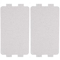 2 Stück Glimmerscheibe mikrowelle,Mikrowellen folie,Mikrowelle Glimmerplatten Reparaturzubehör,Geeignet zur Wärmeisolierung von Induktionsherden, Mikrowellenherden und anderen Elektrogeräten