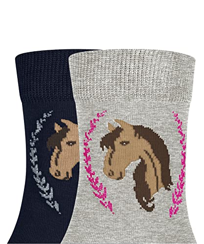 FALKE Horse Multipack K So Cotton Patterned Unisex-Child Socks (2-Pack)4
