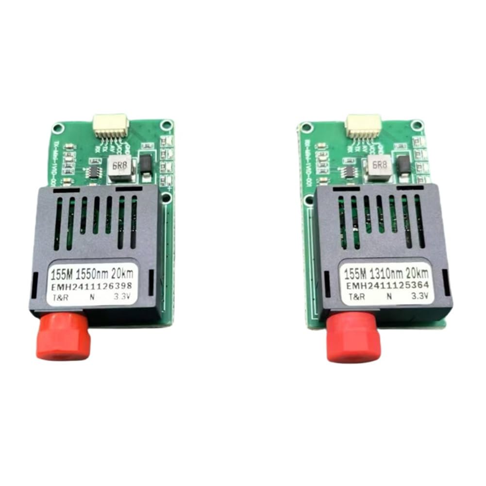 TTL-Optiktransceiver- für Drohnen FC RX/TX/AV/VCC/GND-Schnittstelle TTL-Zu-Faser-Optikmodul Luft-Ende + Boden-Ende