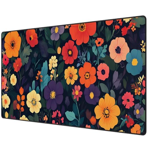 Image of JIALONG Large Gaming Mouse Pad - Extended Desk Mat for Gaming and Office | XXL large size; non-slip rubber base; precision stitched edges;smooth mouse control; fit for gaming & office use