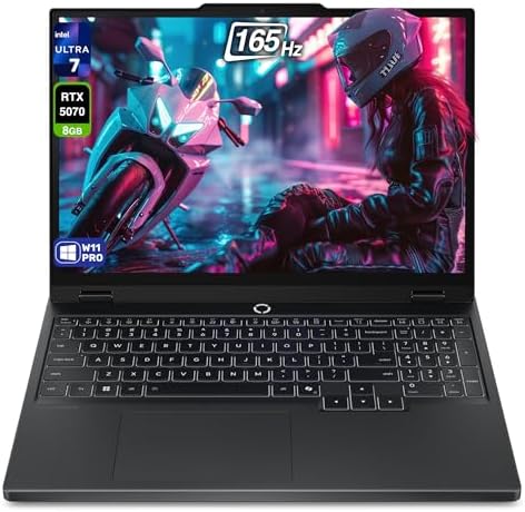 Lenovo Laptop para jogos Legion 5i Gen 10, Intel Ultra 7-255HX, R...