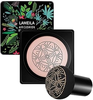 Mushroom Head Air Cushion CC Cream Foundation BB Cream Foundation Makeup Moisturizing CC Cream Liquid Foundation,Concealer Lasting Makeup Foundation Even Skin Tone Makeup Base Primer Concealer (ivory)