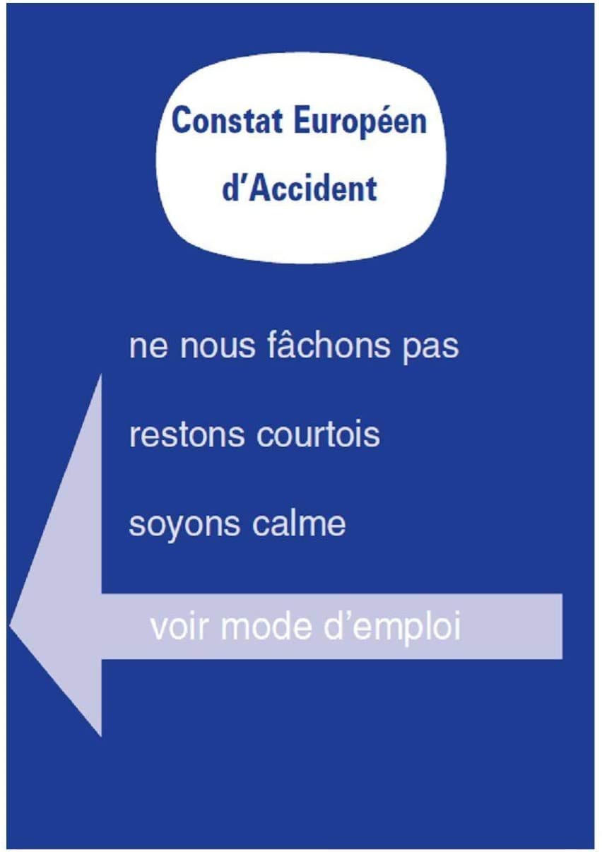 Constat amiable d'accident