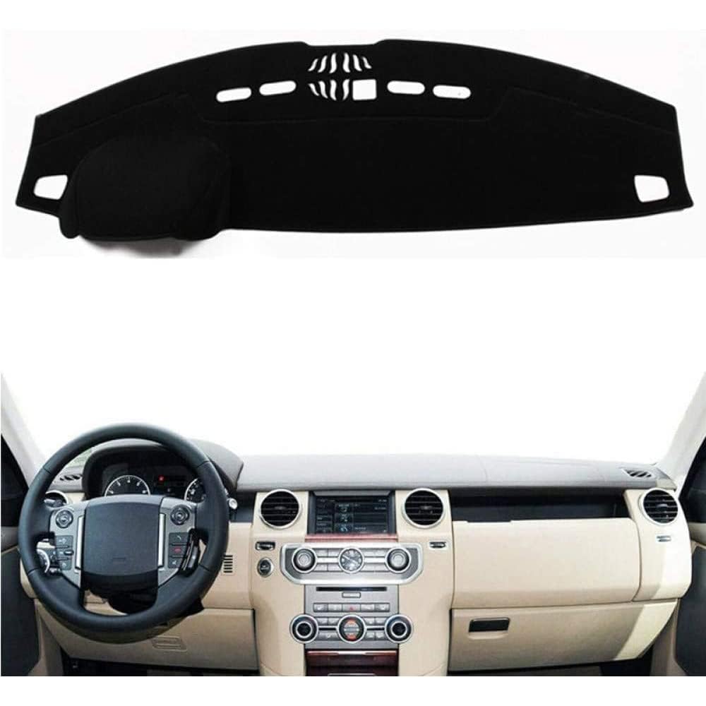 Cubiertas para salpicadero del Coche, para Land Rover Discovery 3 2005-2009 Protector de Panel de Instrumentos Alfombrilla Antideslizante Anti-UV,LHD