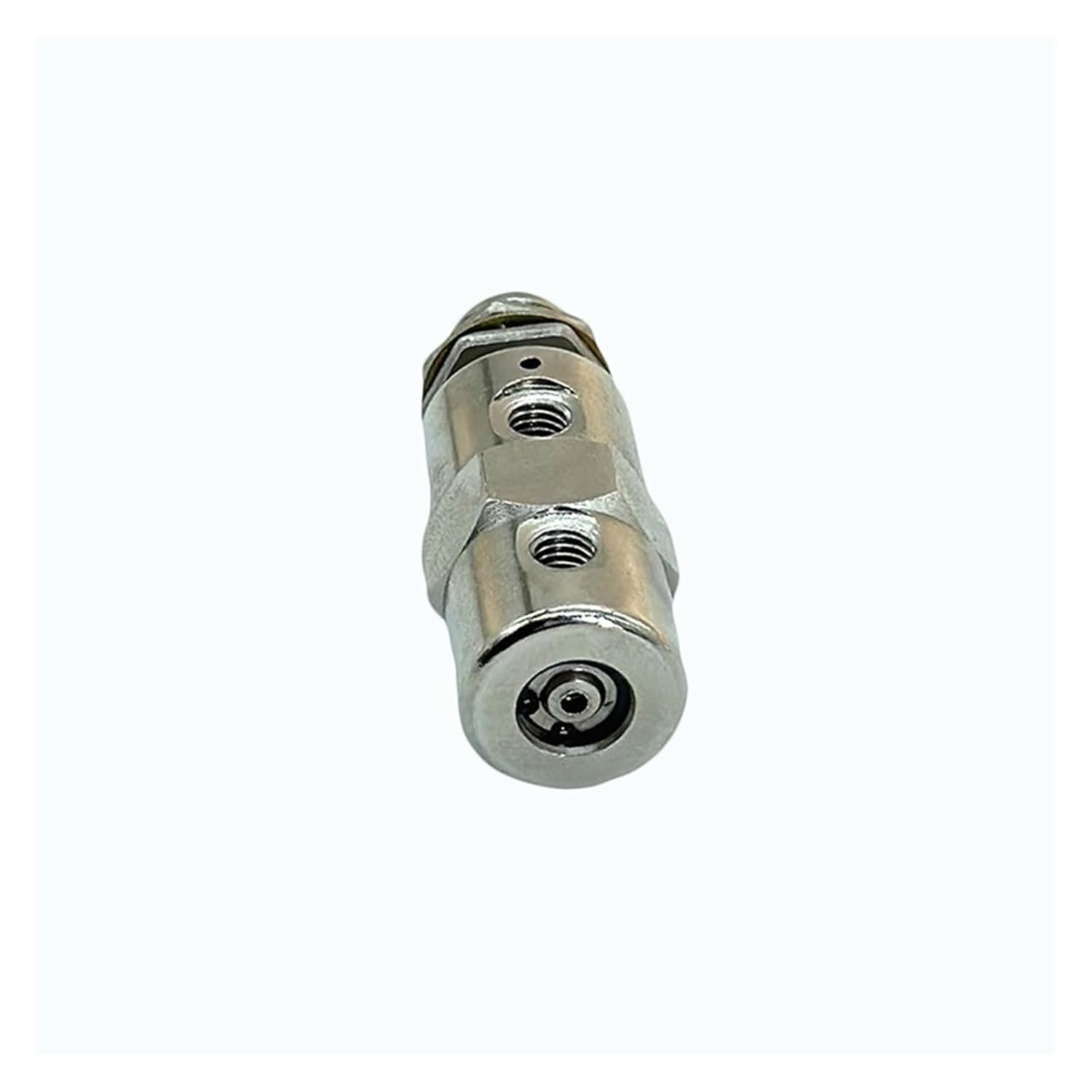 Cylinder Pneumatic Mechanical Valve 2 Position 5 Way Air Exhaust M5 Thread Push Button Switch TV-4P w Fiittings(TAC2-4P-PC8MM)