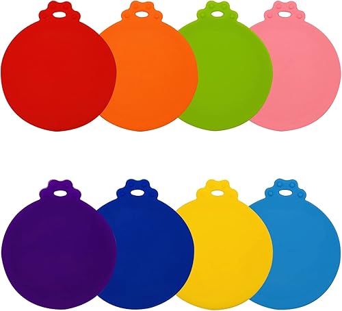 Miniatura 3 de 8 fundas para latas de mascotas, tapas de latas de comida para todas las latas de perro y gato de tamaño estándar.