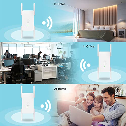 WiFi Extender WiFi Booster Repeater - 2022 release Covers up to 8500 sq.ft.50 Devices 1200Mbps Dual Band Internet Booster 5G 2.4G WiFi Extenders Signal Booster for Home, Internet Extender WiFi Booster - Image 7