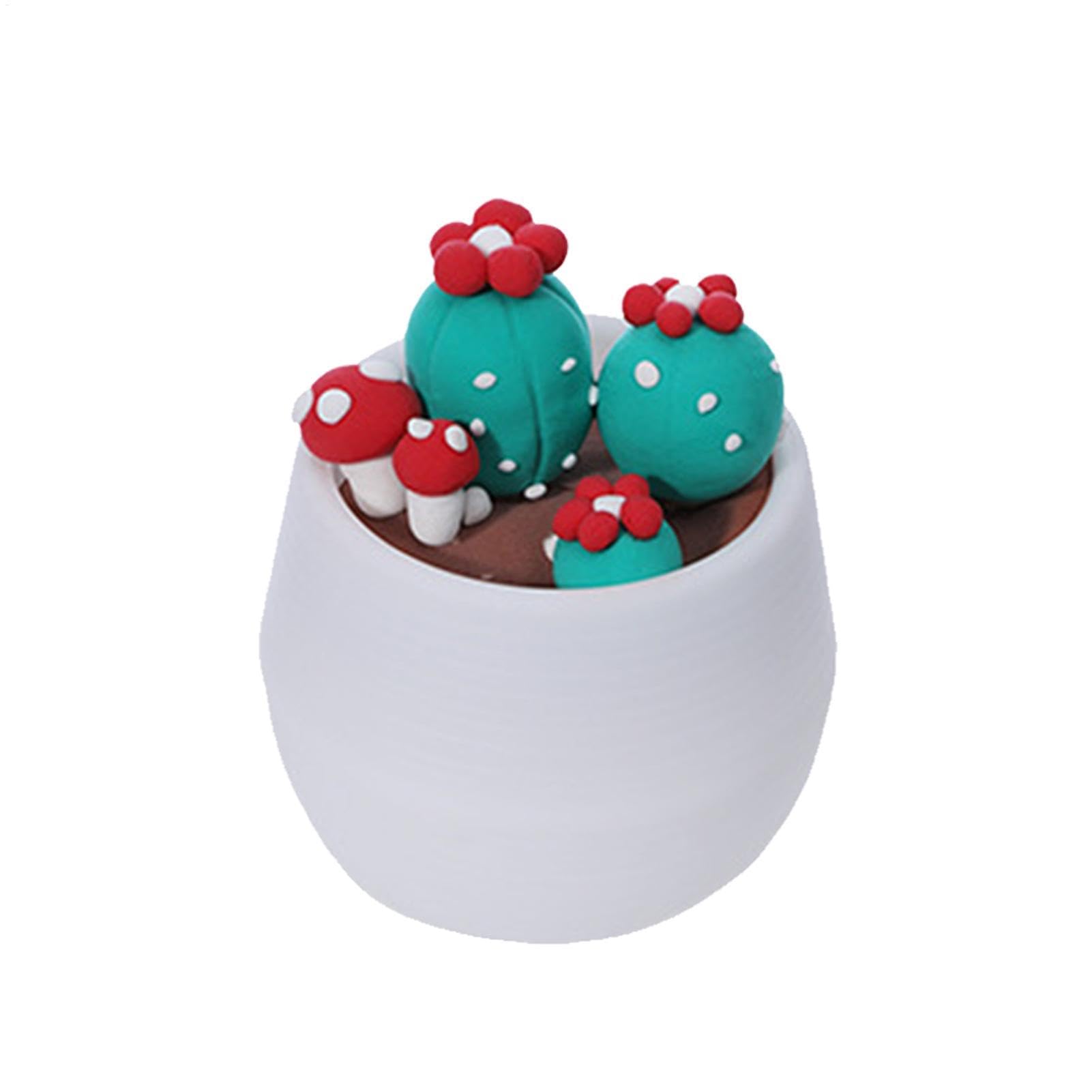 Kit di argilla per bambini, kit di argilla da modellare Simpatiche piante