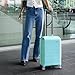 Traveler's Choice Pagosa Hardshell Expandable Luggage with Spinner Wheels, Baby Blue, 30-Inch Large