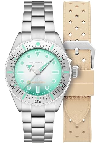 �ySPINNAKER�z �����Y �r���v Watch �X�s�j�J�[ Spence 300 Automatic �I�[�g�}�e�B�b�N SP-5097-AA ������ 30�C���h�� �T�t�@�C�A�K���X ���C�g�u���[������ �X�e�����X�X�`�[�� [���s�A���i]