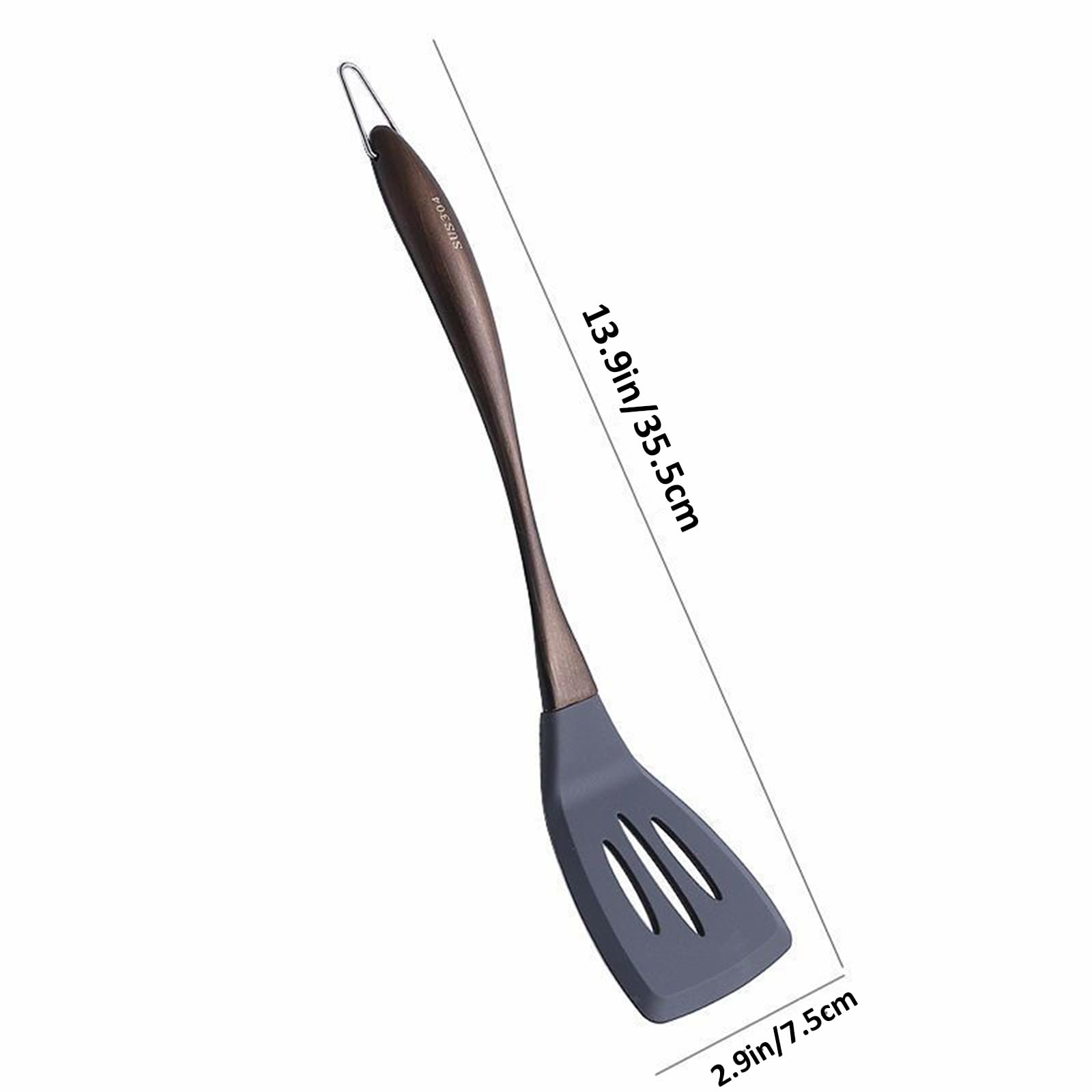 Küchenutensilien Set 6 Stück Küchenhelfer Set, Silikon Küchenhelfer Set, Antihaft Hitzebeständiger Silikonspatel Set,Küchenutensilien Mit Edelstahlgriff,Spülmaschinenfest