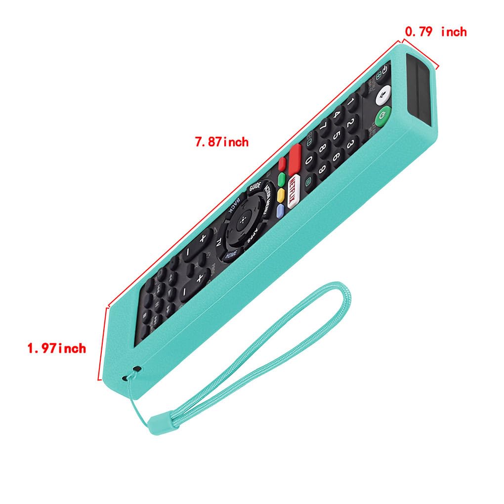 Set di 10 cover protettive in silicone per telecomando RMT-TX100, TX102, TX300E, antiurto, di ricambio, colore nero
