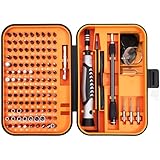 ORIA Precision Screwdriver Set, Magnetic Repair Tool Kit, 130 in 1 Professional Screwdriver Kit with 120 Bits, Built-in Magnetizer, Case, for Electronics, Watch, Eyeglasses, DIY Projects