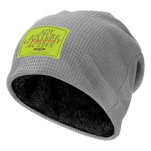 Bonnet en maille torsadée avec doublure pelucheuse à offrir pour lui et elle