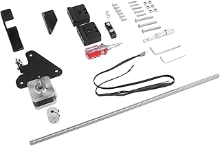 dual z axes kit, 3d printer screw upgrade kits stainless steel stable original 42 stepper motor all aluminum coupling with power supply holder for ender 3 3s