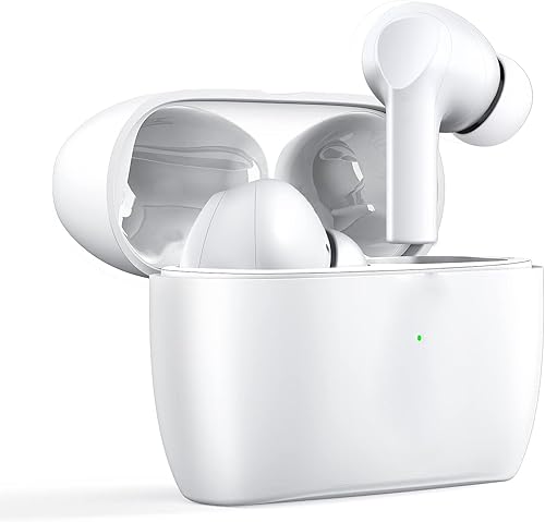 Miniatura 1 de Auriculares Bluetooth para teléfonos iOS y Android, auriculares intraurales Bluetooth 5.0 con graves adicionales, micrófono integrado, control