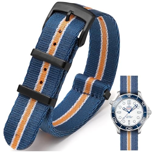 Image of Military Ballistic Nylon Watch Band Heavy Buckle 18mm 20mm 22mm 24mm Thick G10 Premium Nylon Watch Bands Smart Watch Replacement Band Strap for Men Women