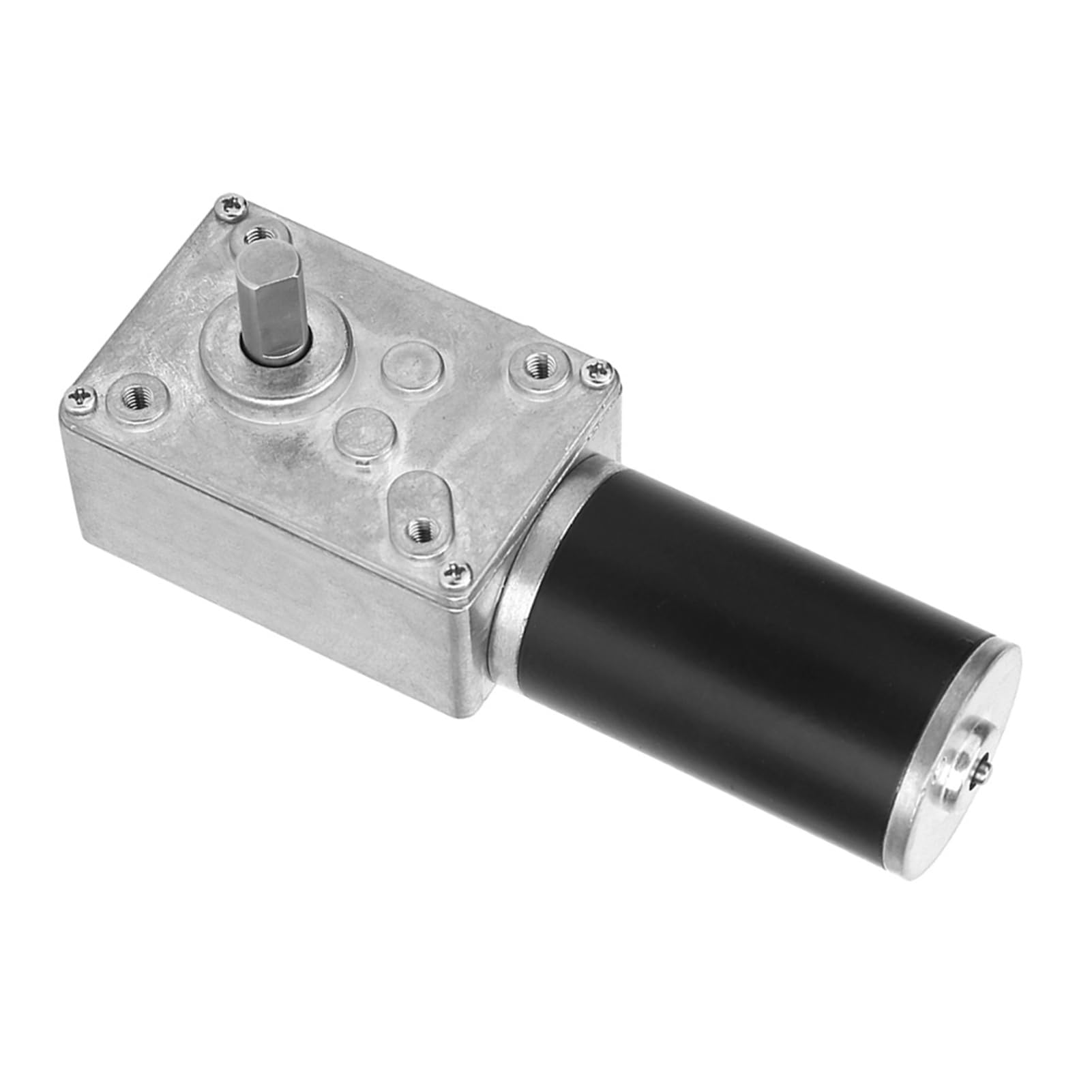 Motor de Engranajes de Tornillo 12V 20 RPM Alta Torsión Eje Reversible 8 mm