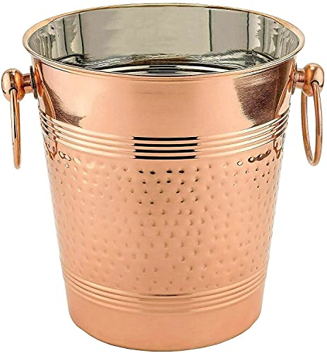 UNIWARE Copper Bar Tools & Drinkware/Moscow Mule Mugs (5 QT Copper Champagne Bucket)