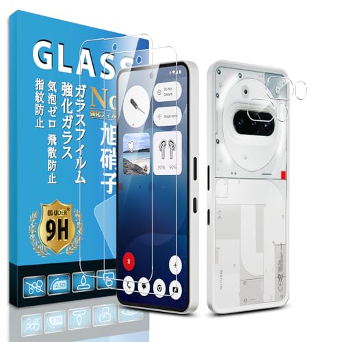 Ή Nothing Phone 3A KXtB Eguoer y2+2 YAGCɎq zNothing Phone (3a) یtB XtB (2) + Y tB (2) dx\ʍdx9H tB KX CA[