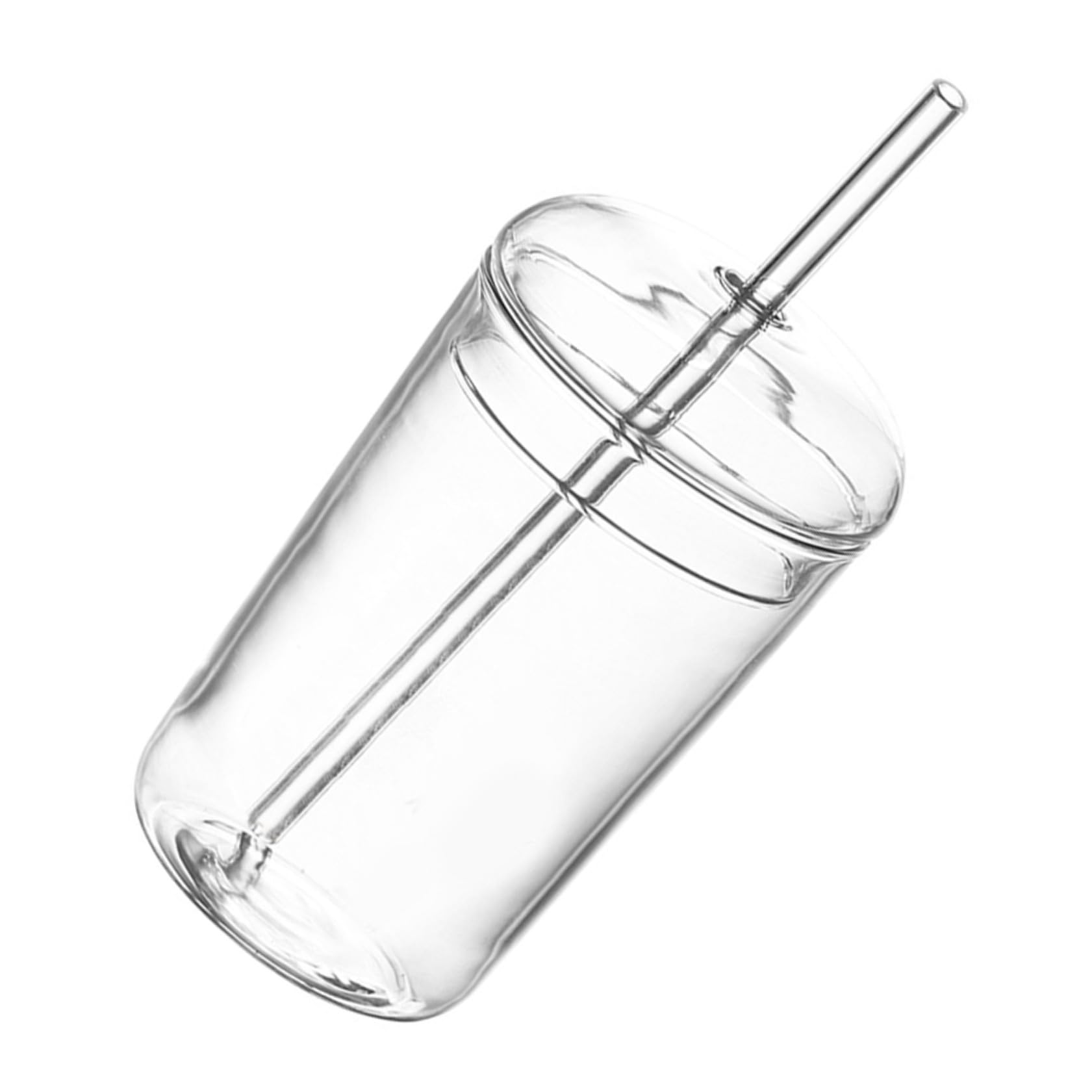 Tasse en verre paille grosse capacité et verre à eau chic facile d'entretien