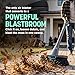 NEW Shark BlastBoss — All-in-One Air Blasting System with BlastBroom, Precision Nozzle, Extension Wand, Indoor/Outdoor Cleaning, 0-190 MPH, Cordless Handheld Blower, Rechargeable, Sage, AB2111GN​​