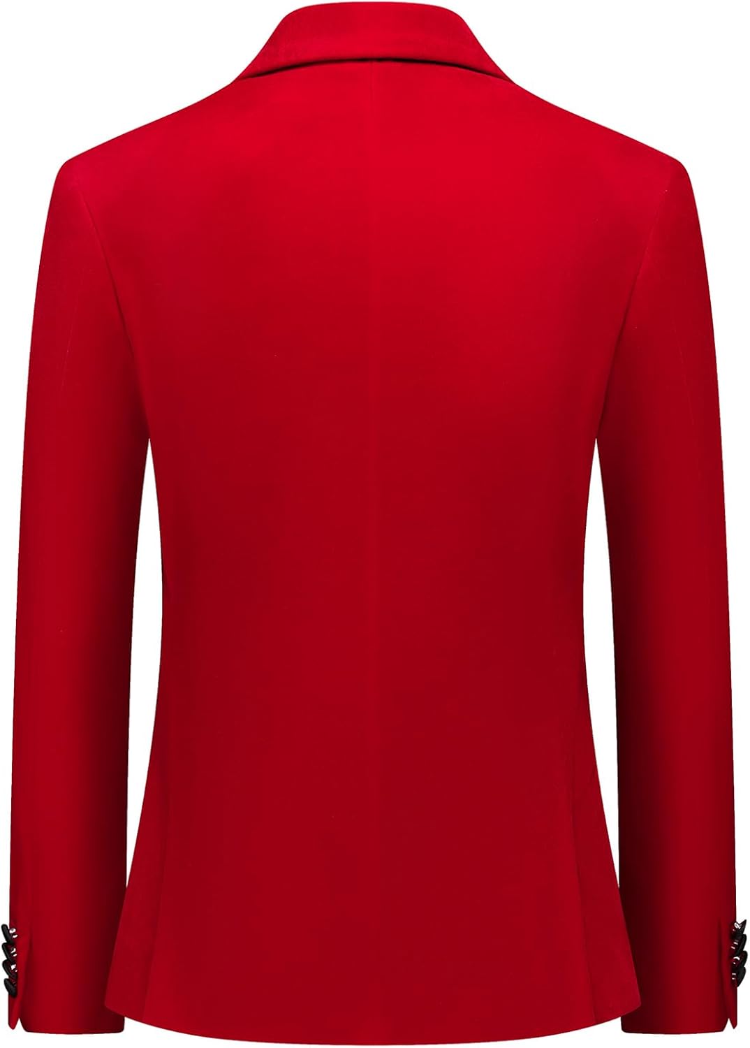 Lamgool Boys Velvet Suit Slim Fit 4 Piece Tuxedo Set with Blazer Jacket Dress Shirt Pant Bow Tie Kids Wedding Formal Outfit - Image 5