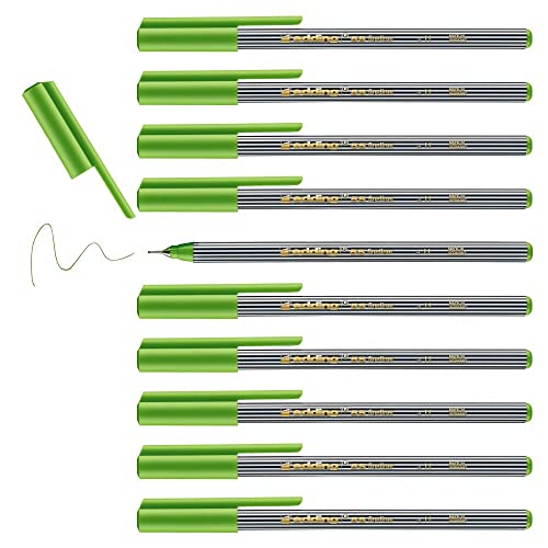 Edding E-1600 Fineliner, 0,3 Mm, Grün – Mit Metallummantelter Spitze Für Präzises Schreiben