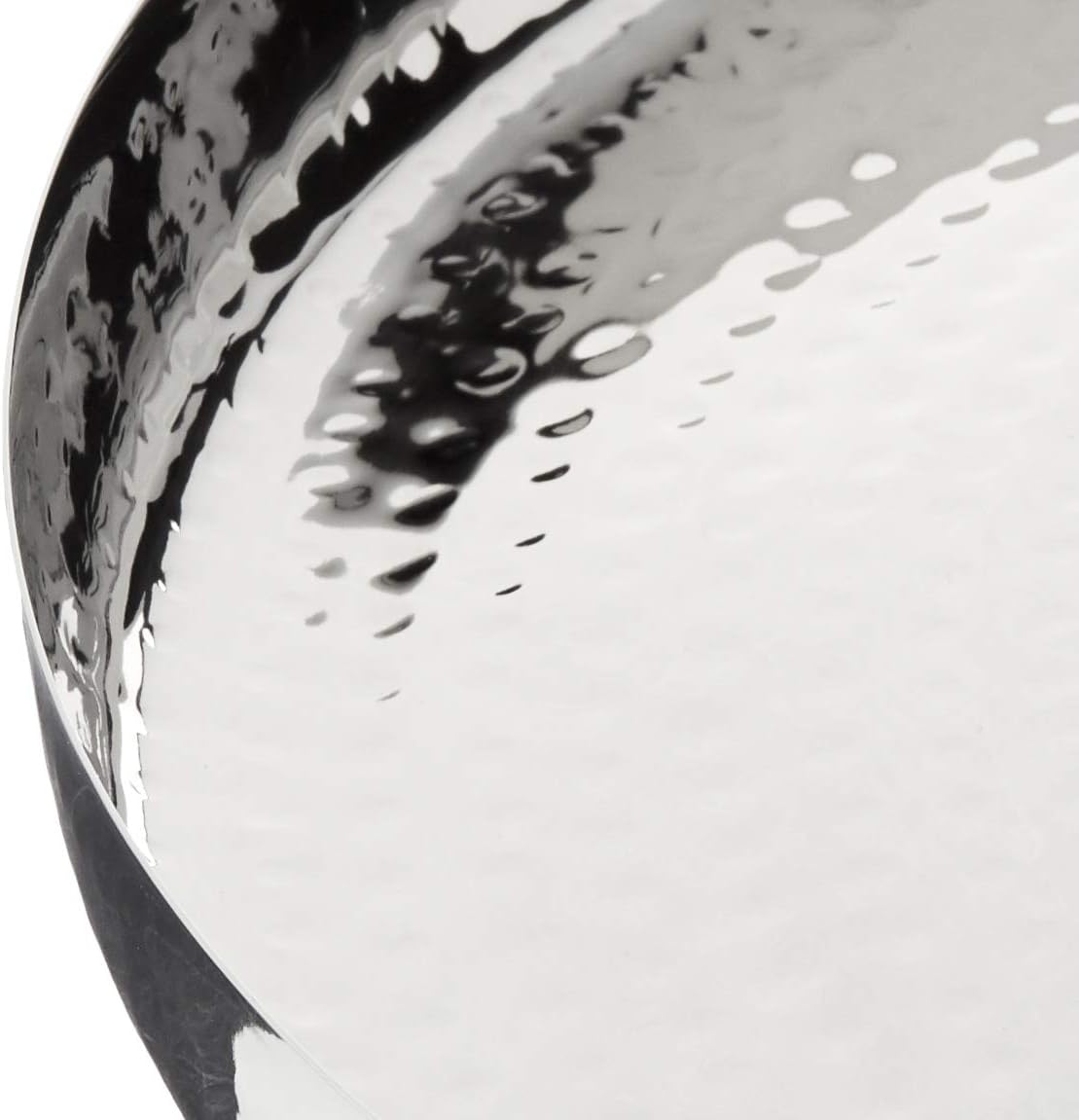 Elegance Round Tray Serveware Accessories, 16", Silver 16" Silver