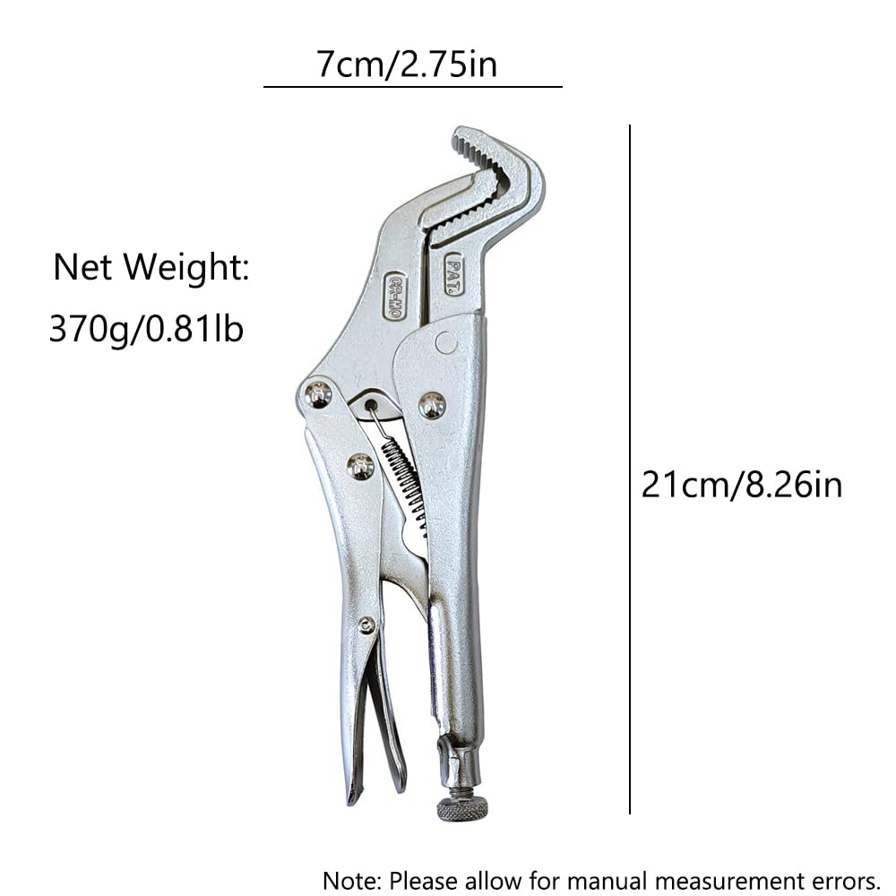 SEIWEI 8.26”Mig Welding Plier, Rounded Hammer Face, Tempered Wire Cutter, Non-Slip Handle, Strong Hand Tools