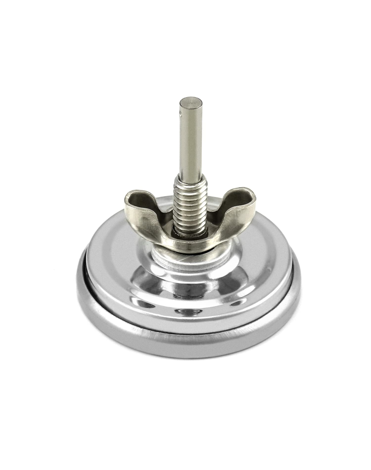 QWORK® termometro per barbecue, termometro da cucina in acciaio inossidabile, quadrante da 5 cm, 0 a +500 °C
