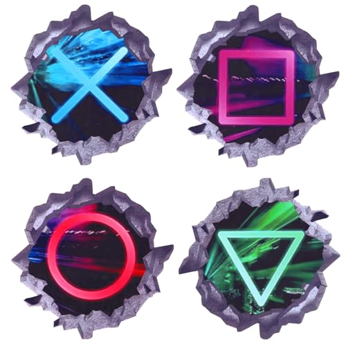 milaosk Adhesivos para Gamers 3D,Juego de Pegatinas de