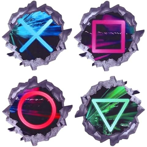 milaosk 3D Gamer Wall Stickers for Rooms Cover