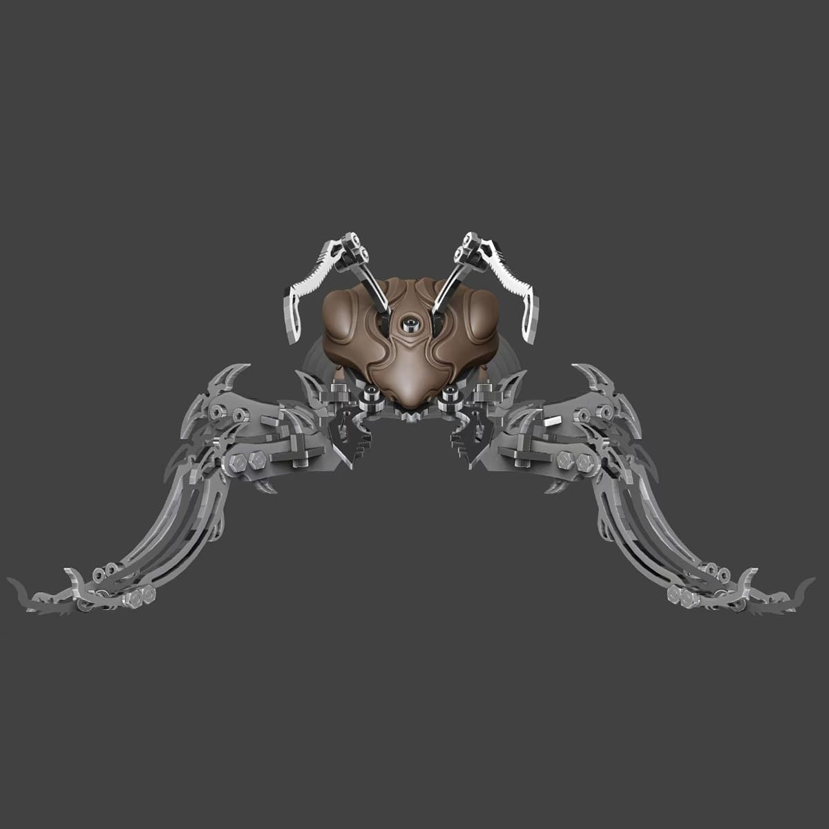 Puzzle 3D, metalowy owad, steampunk, mechaniczny, metalowy, mechaniczny, trudny montaż, zestaw modelu STEM z ruchomymi nogami i przegubami 360°, idealny prezent kolekcjonerski dla dorosłych i