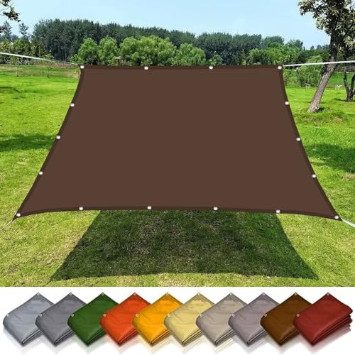 Toldo vela de sombra impermeable que protege de rayos UV en patios y jardines 2