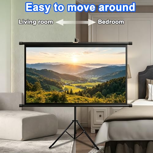 Pantalla retráctil para proyector 60 pulgadas 4:3 miniatura 3