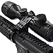 ALONEFIRE Weapon Light Mount Offset Picatinny Flashlight Mount Rail Mount Scope Mount LED Torch Black for Sports Outdoors Fitness Hunting Fishing Shooting Airsoft Guns Accessories Sights Optics Scope