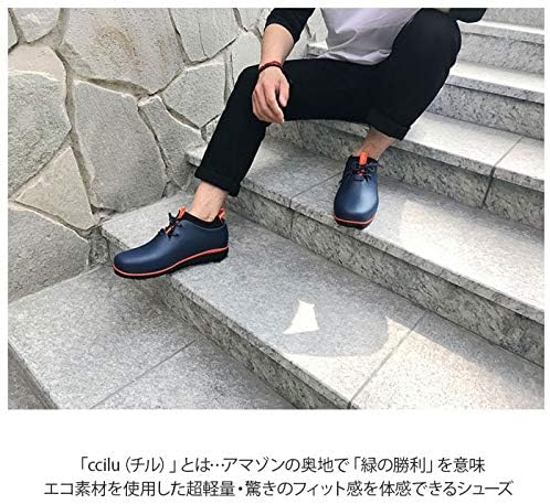 Amazon チル スニーカー レインブーツ レースアップシューズ Panto メンズ Ccilu チル レインシューズ