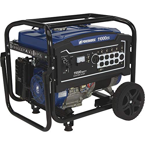 Powerhorse Portable Generator - 11,000 Surge Watts, 8400 Rated Watts, Electric Start