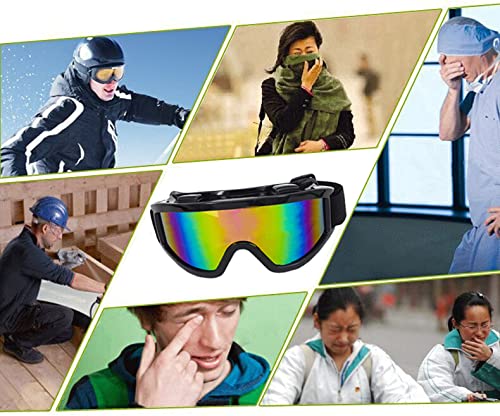 Hallwayee Ski Goggles Uv400 Anti-Fog Big Ski Mask Glasses Motorcycle Goggles Safety Goggles Snowboard Snowmobile Sunglasses For Men Women #TOP3