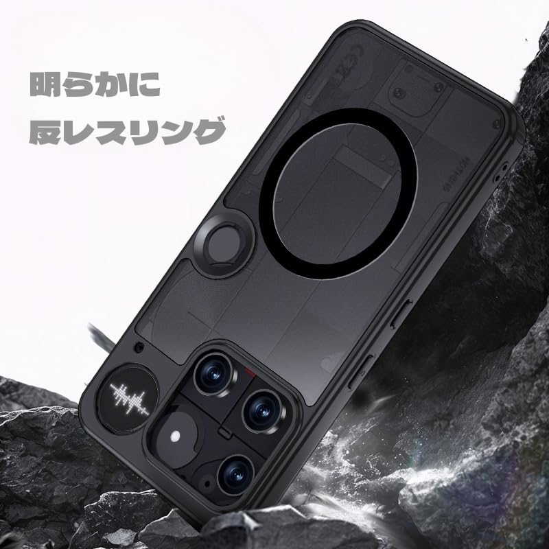 Amazon.co.jp: Kawasina Nothing Phone 3 用 ケース クリア 【MagSafe