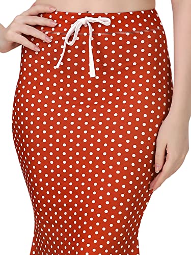 Image of Mehrang Lycra Saree Shapewear Petticoat for Women, Cotton Blended,Petticoat,Skirts for Women,Shape Wear Dress for Saree