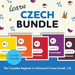Learn Czech Bundle: The Complete Beginner to Advanced Course (Levels 1-5) Audiolibro Por Innovative Language Learning LLC arte de portada